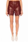 Ganni Leather shorts